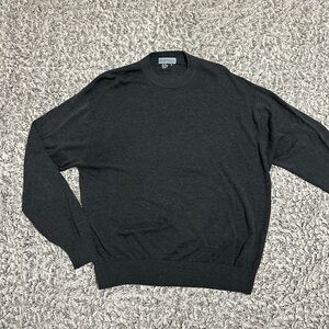 PHILLIPS Silk Charcoal Sweater/Shirt